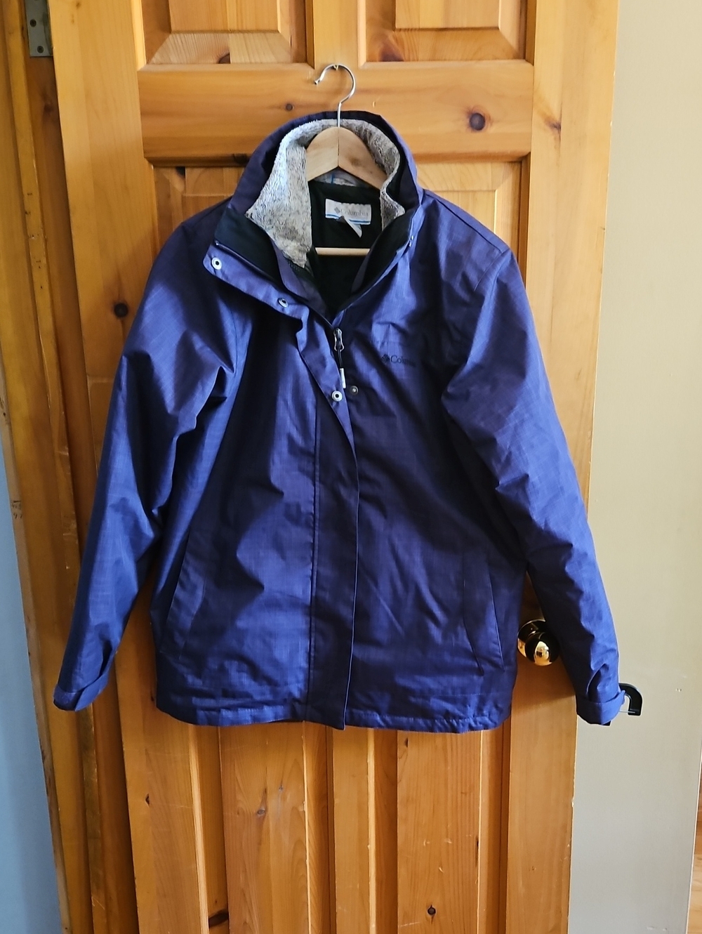 Purple Women's Ski Jacket 3 in 1